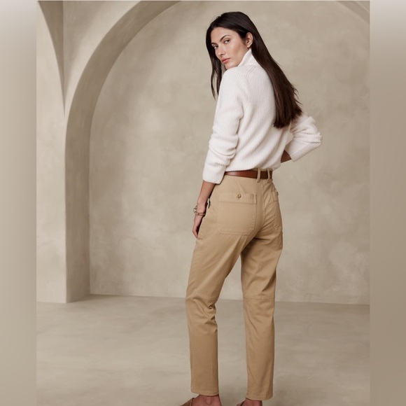 MID-RISE SLIM CARGO PANT - Picture 2 of 5
